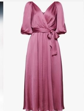 NWT Esprit Elegant Old Money Vibes Cold Shoulder Maxi Belted Dress S12